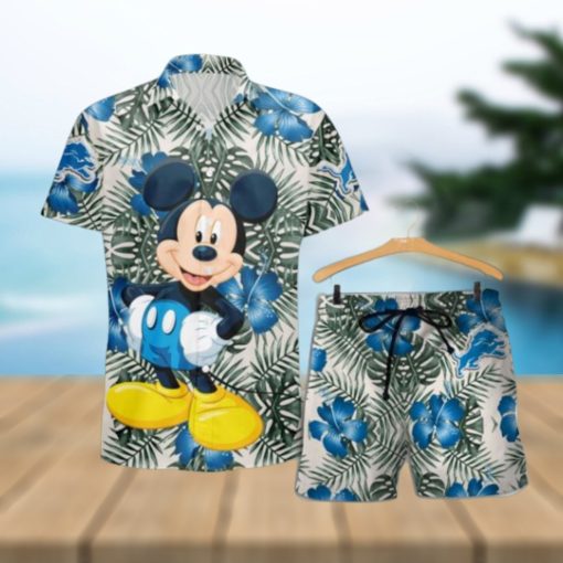 Detroit Lions Mickey Hawaiian Shirt