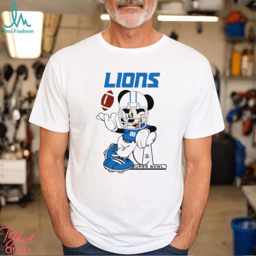 Detroit Lions Mickey Mouse Super Bowl shirt