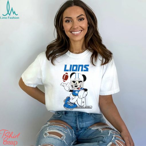 Detroit Lions Mickey Mouse Super Bowl shirt