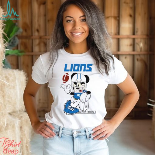 Detroit Lions Mickey Mouse Super Bowl shirt