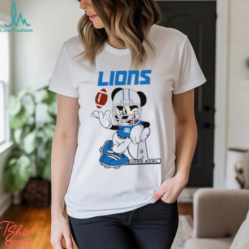 Detroit Lions Mickey Mouse Super Bowl shirt