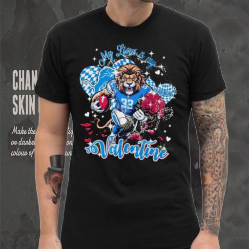 Detroit Lions My Lions Is My Valentine T shirt