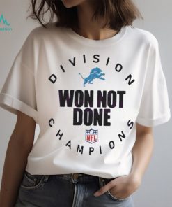 Detroit Lions NFL Division Champion Won Not Done Shirt