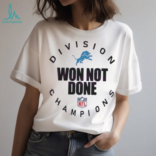 Detroit Lions NFL Division Champion Won Not Done Shirt