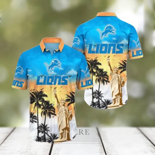 Detroit Lions NFL Flower Hawaii Shirt Style Gift For Men Women