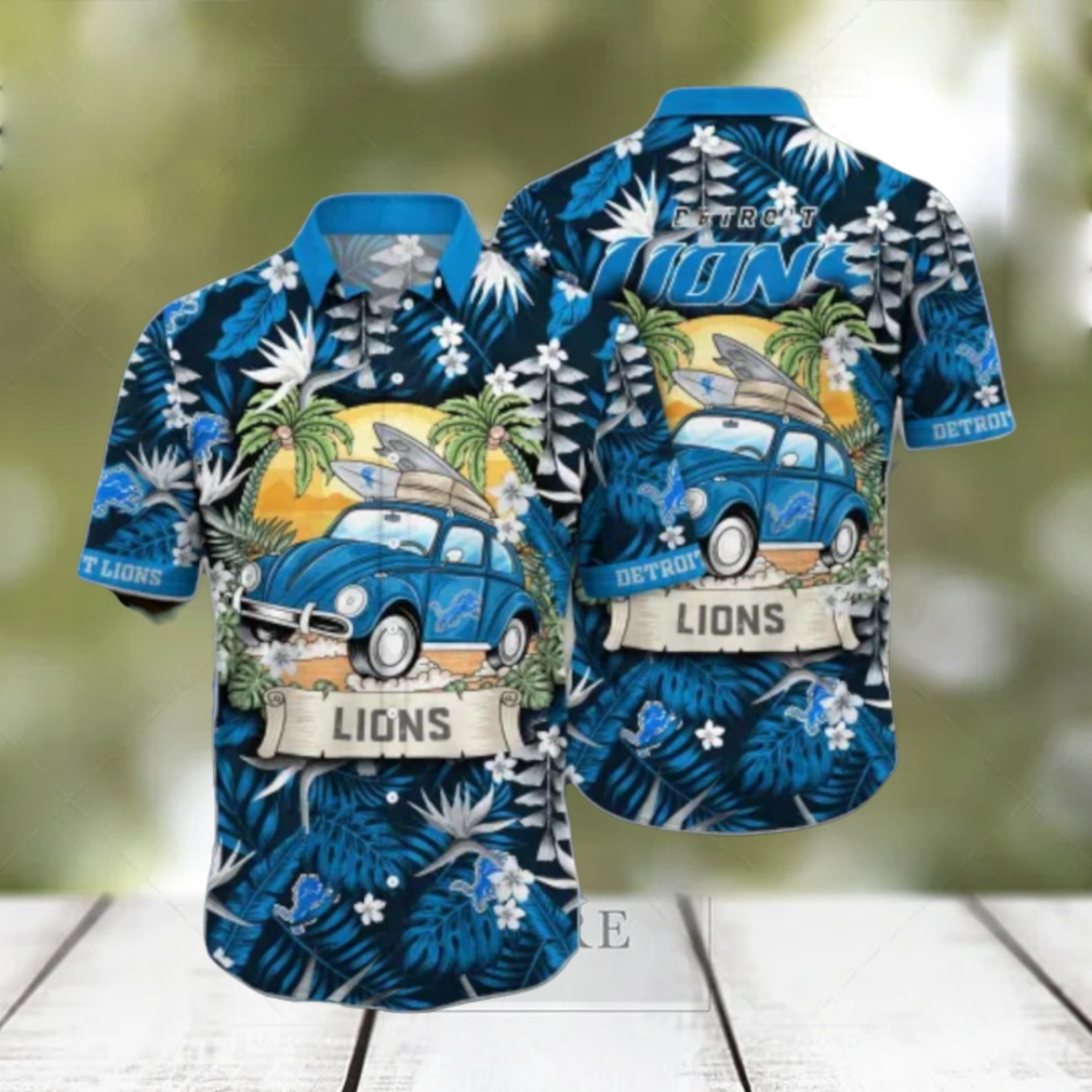 Detroit Lions NFL Flower Hawaii Shirt Summer Football Shirts Style Gift Detroit Lions NFL Flower Hawaii Shirt Summer Football Shirts Style Gift