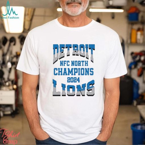 Detroit Lions Nfc North Champions 2024 Football T shirt