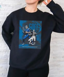 Detroit Lions PR Jare Goff Is The 3rd QB in Franchise History To Win Multiple Playoff Games Joining Tobin Rote and Bobby Layne T Shirt