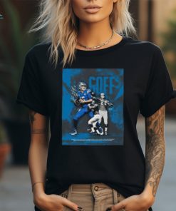 Detroit Lions PR Jare Goff Is The 3rd QB in Franchise History To Win Multiple Playoff Games Joining Tobin Rote and Bobby Layne T Shirt
