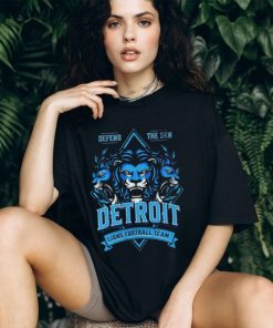 Detroit Lions Retro Football T Shirt
