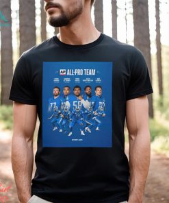 Detroit Lions Season 2023 NFL Associated Press All Pro Team Poster Classic T Shirt