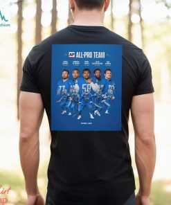 Detroit Lions Season 2023 NFL Associated Press All Pro Team Poster Classic T Shirt