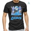 Detroit Lions 2023 2024 Playoffs Never Back Down We Are Defend Together Defend The Den Win Or Lose Shirt
