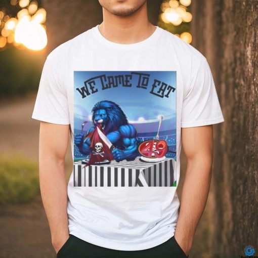 Detroit Lions Slant Tampa Bay We Came To Eat 49ers shirt