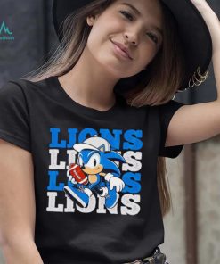 Detroit Lions Sonic the Hedgehog shirt