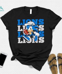 Detroit Lions Sonic the Hedgehog shirt