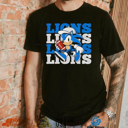 Detroit Lions Sonic the Hedgehog shirt