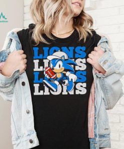 Detroit Lions Sonic the Hedgehog shirt