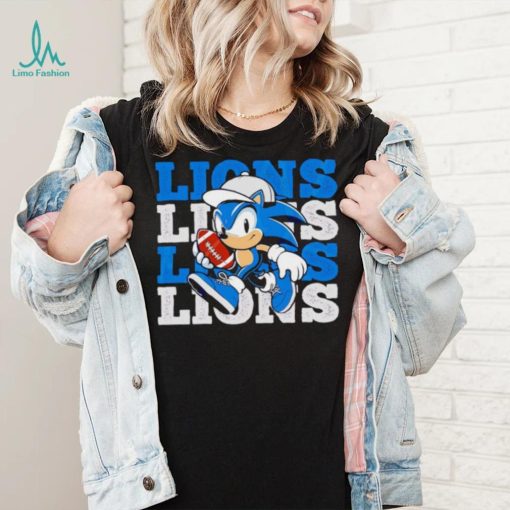 Detroit Lions Sonic the Hedgehog shirt