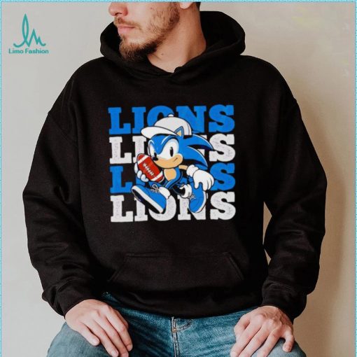Detroit Lions Sonic the Hedgehog shirt