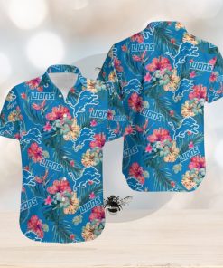 Detroit Lions Summer Button Up Shirt Hawaiian Shirt