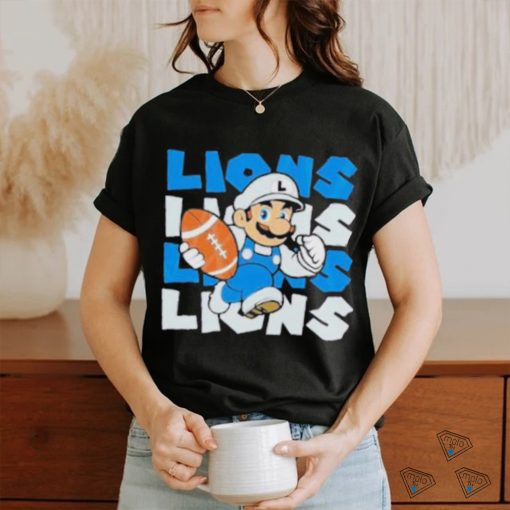 Detroit Lions Super Mario shirt