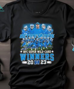 Detroit Lions Team NFC Super Wild Card Winners 2023 Shirt, hoodie, sweater, long sleeve and tank top Detroit Lions Team NFC Super Wild Card Winners 2023 Shirt