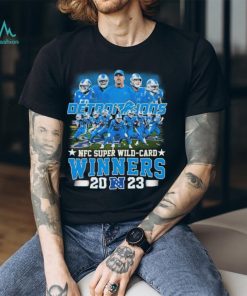 Detroit Lions Team NFC Super Wild Card Winners 2023 Shirt, hoodie, sweater, long sleeve and tank top Detroit Lions Team NFC Super Wild Card Winners 2023 Shirt