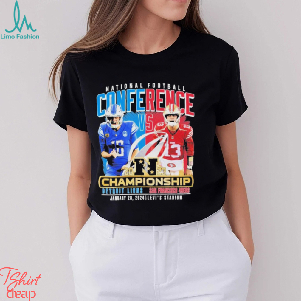 Detroit Lions Vs San Francisco 49ers NFC Championship January 28, 2024 Shirt Detroit Lions Vs San Francisco 49ers NFC Championship January 28, 2024 Shirt