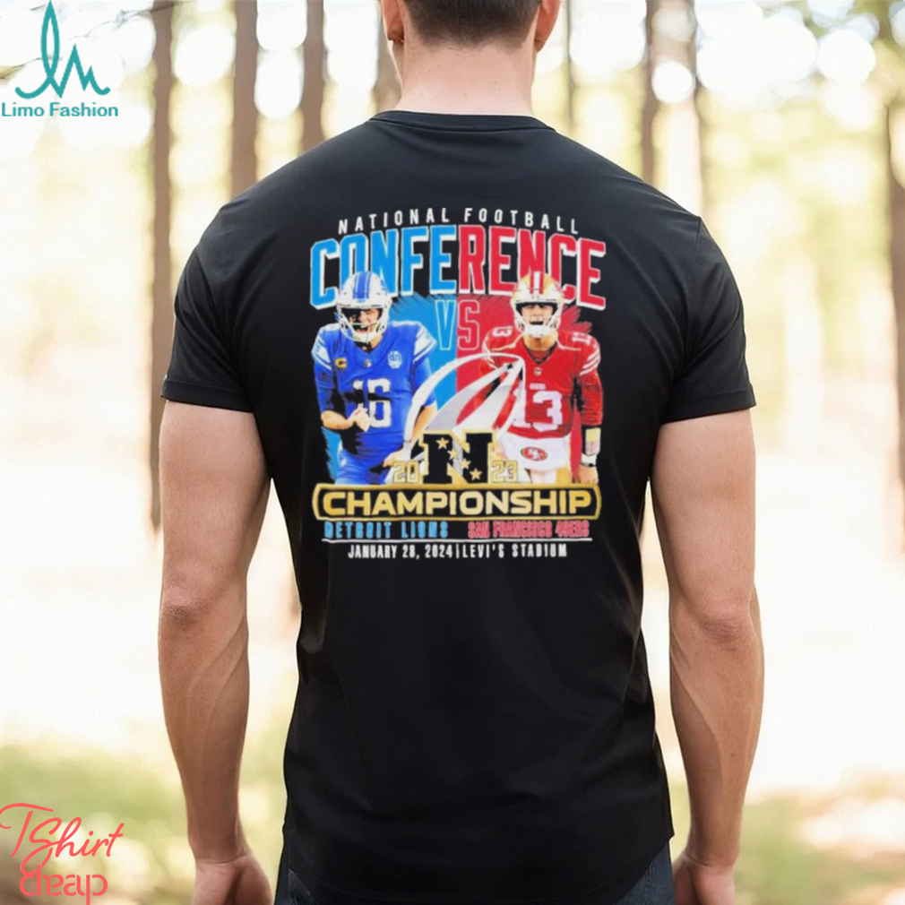 Detroit Lions Vs San Francisco 49ers NFC Championship January 28, 2024 Shirt Detroit Lions Vs San Francisco 49ers NFC Championship January 28, 2024 Shirt