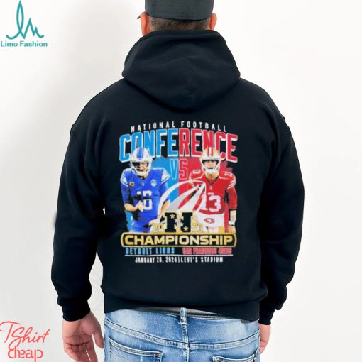 Detroit Lions Vs San Francisco 49ers NFC Championship January 28, 2024 Shirt