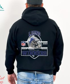 Detroit Lions Winners Champions 2023 Super Wild Card NFL Divisional Helmet Logo T Shirt