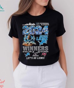 Detroit Lions Winners NFC Divisional Playoff 2024 Let’s Go Lions Shirt