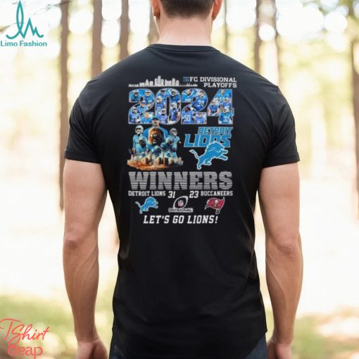 Detroit Lions Winners NFC Divisional Playoff 2024 Let’s Go Lions Shirt