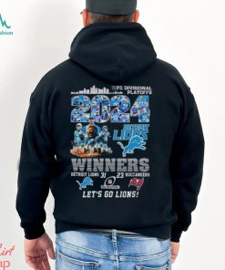 Detroit Lions Winners NFC Divisional Playoff 2024 Let’s Go Lions Shirt