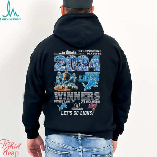 Detroit Lions Winners NFC Divisional Playoff 2024 Let’s Go Lions Shirt