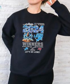 Detroit Lions Winners NFC Divisional Playoff 2024 Let’s Go Lions t shirt
