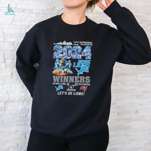 Detroit Lions Winners NFC Divisional Playoff 2024 Let’s Go Lions t shirt