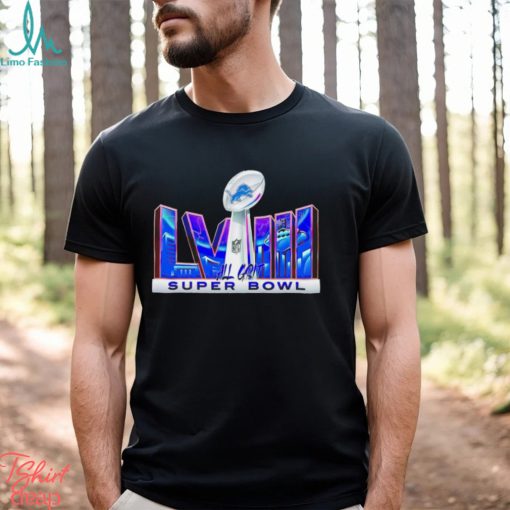 Detroit Lions super bowl LVIII all grit shirt