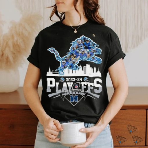 Detroit Lions team signature city 2023 2024 playoffs shirt