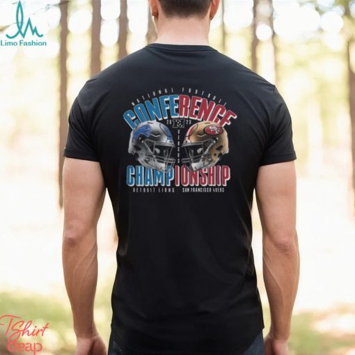 Detroit Lions vs San Francisco 49ers 2023 Championship Matchup T Shirt