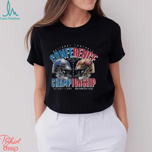 Detroit Lions vs San Francisco 49ers 2023 Championship Matchup T Shirt
