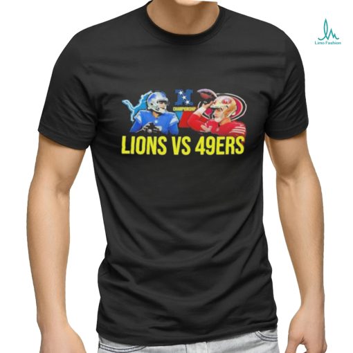 Detroit Lions vs. San Francisco 49ers NFC Championship 2024 Shirt