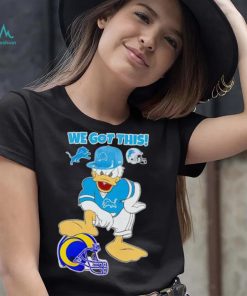 Detroit Lions we got this Donald Duck stomp Los Angeles Rams shirt