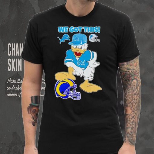 Detroit Lions we got this Donald Duck stomp Los Angeles Rams shirt
