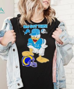 Detroit Lions we got this Donald Duck stomp Los Angeles Rams shirt