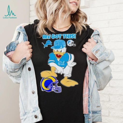 Detroit Lions we got this Donald Duck stomp Los Angeles Rams shirt