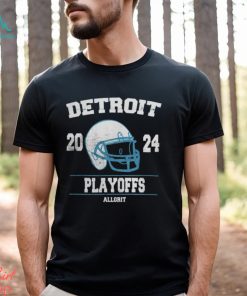 Detroit Playoffs Allgrit Helmet 2024 Shirt