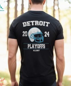 Detroit Playoffs Allgrit Helmet 2024 Shirt