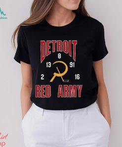 Detroit Red Army Russian 5 Hockey Fan Tee Shirt, hoodie, sweater, long sleeve and tank top Detroit Red Army Russian 5 Hockey Fan Tee Shirt